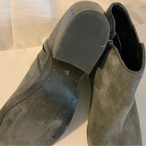 Sam Edelman Suede Gray Women's Ankle boots. Size 8.5M - Picture 8 of 13